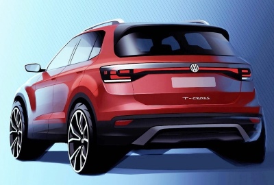 Еще один будущий анонс от Volkswagen - кроссовер T-Cross