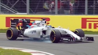 Болид Williams на гонке Формулы-1 2015 года в Монреале Болид Williams на гонке Формулы-1 2015 года в Монреале