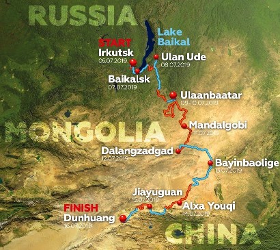 Карта Шелкового пути-2019