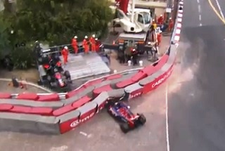 Авария Макса Ферстаппена на гонке Формулы-1 2015 года в Монако