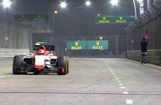 Прогулка на гонке Формулы-1 2015 года в Сингапуре