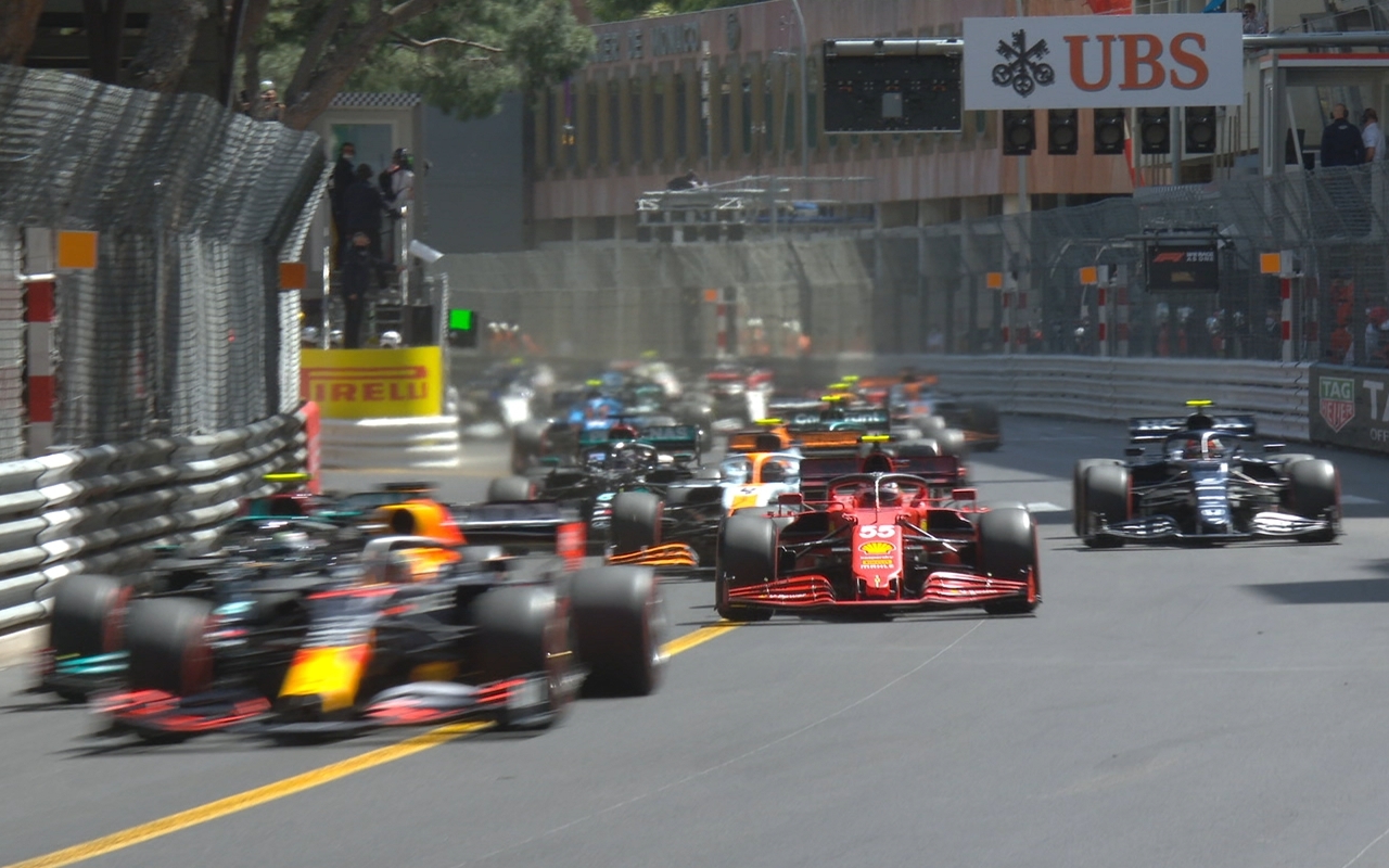 Старт Гран-при Монако 2021 года