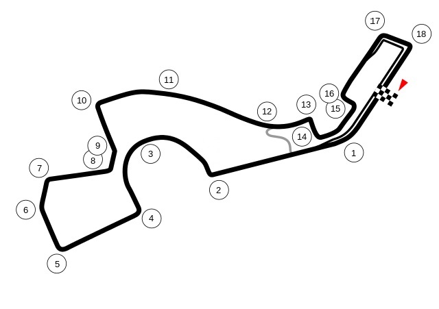 Трасса чемпионата Формулы-1 в Олимпийском парке Сочи