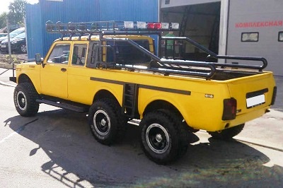 Пикап ВАЗ-2329 с 6-ю колесами