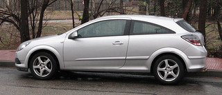 Opel Astra, вид сбоку Opel Astra