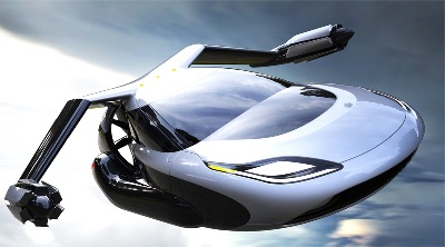 Летающий автомобиль Terrafugia TF-X летит