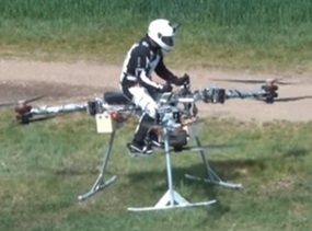 летающий мотоцикл Flike Tricopter