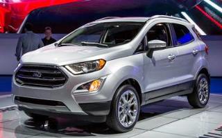 Новый кроссовер  Ford EcoSport, его дизайн и силовые установки