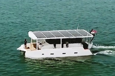 Aquanima - яхта на солнечных батареях