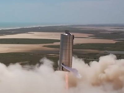Старт прототипа Starship SN6 на высоту 150 метров