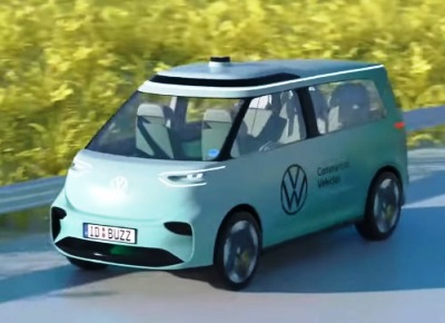Электромобиль-беспилотник Volkswagen ID.Buzz