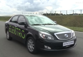 В Беларуси создали электромобиль на основе Geely SC7
