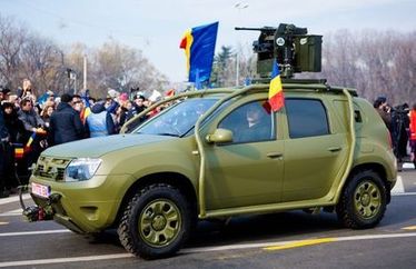 Бюджетный Dacia Duster превратили в армейский автомобиль