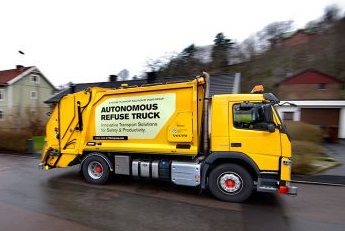 Беспилотник - мусоровоз от Volvo