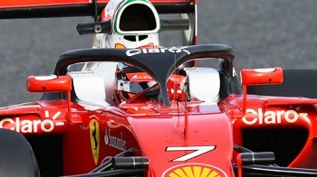 Нимб безопасности на болиде Ferrari