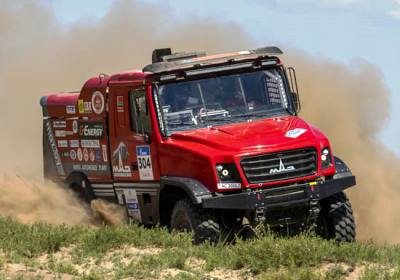 МАЗ-6440RR Сергея Вязовича на ралли Шелковый путь-2019