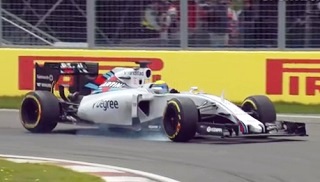 Болид Williams на гонке Формулы-1 2015 года в Монреале