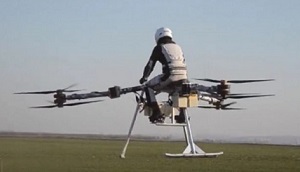 летающий мотоцикл Flike Tricopter