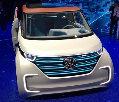 Volkswagen Budd-e - необычный электромобиль Фольксваген  минивэн
