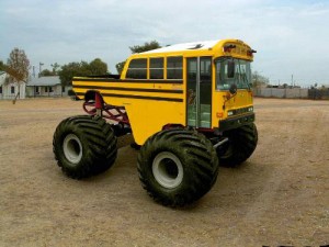 Сельский школьный автобус