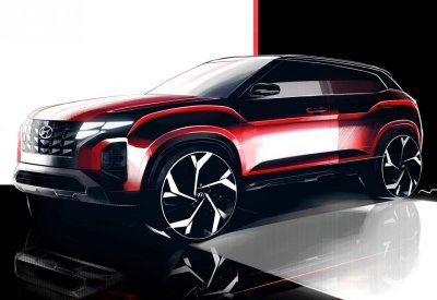 Скетч Hyundai Creta после фейслифтинга